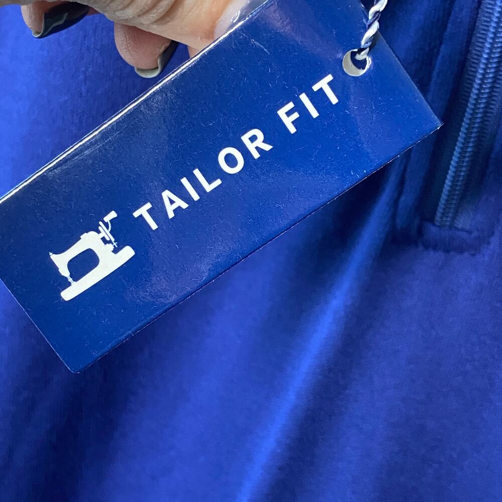 Simply Southern Tailor Fit Royal Blue 1/4 Zip Pullover Shirt Sz Medium NEW Gift - Picture 7 of 10